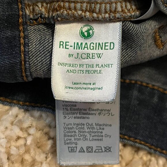 J. Crew 9" High-Rise Skinny Jeans size 27, Inseam 23 - Picture 10 of 11